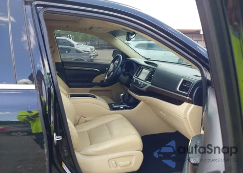 2015 Toyota Highlander Limited V6 z USA, uszkodzony, nr VIN 5TDDKRFH5FS076512